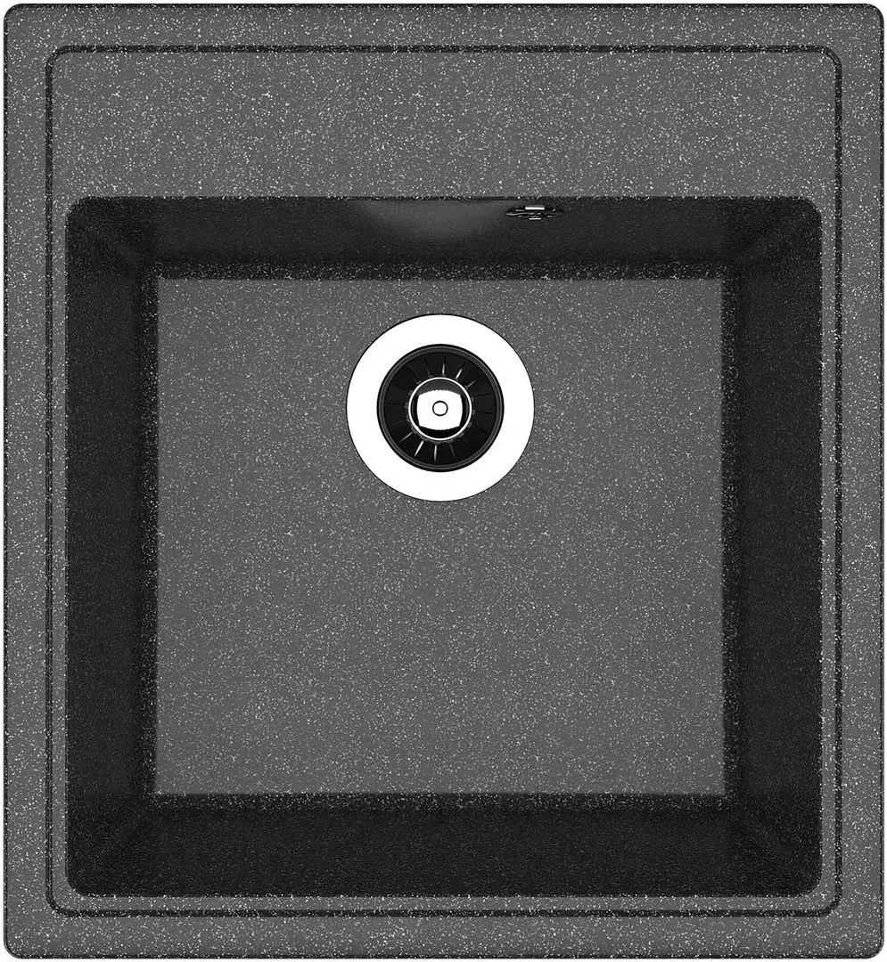 Chiuveta + baterie Dr.Gans Nica 470+SanDonna F9995 (Black) - 2