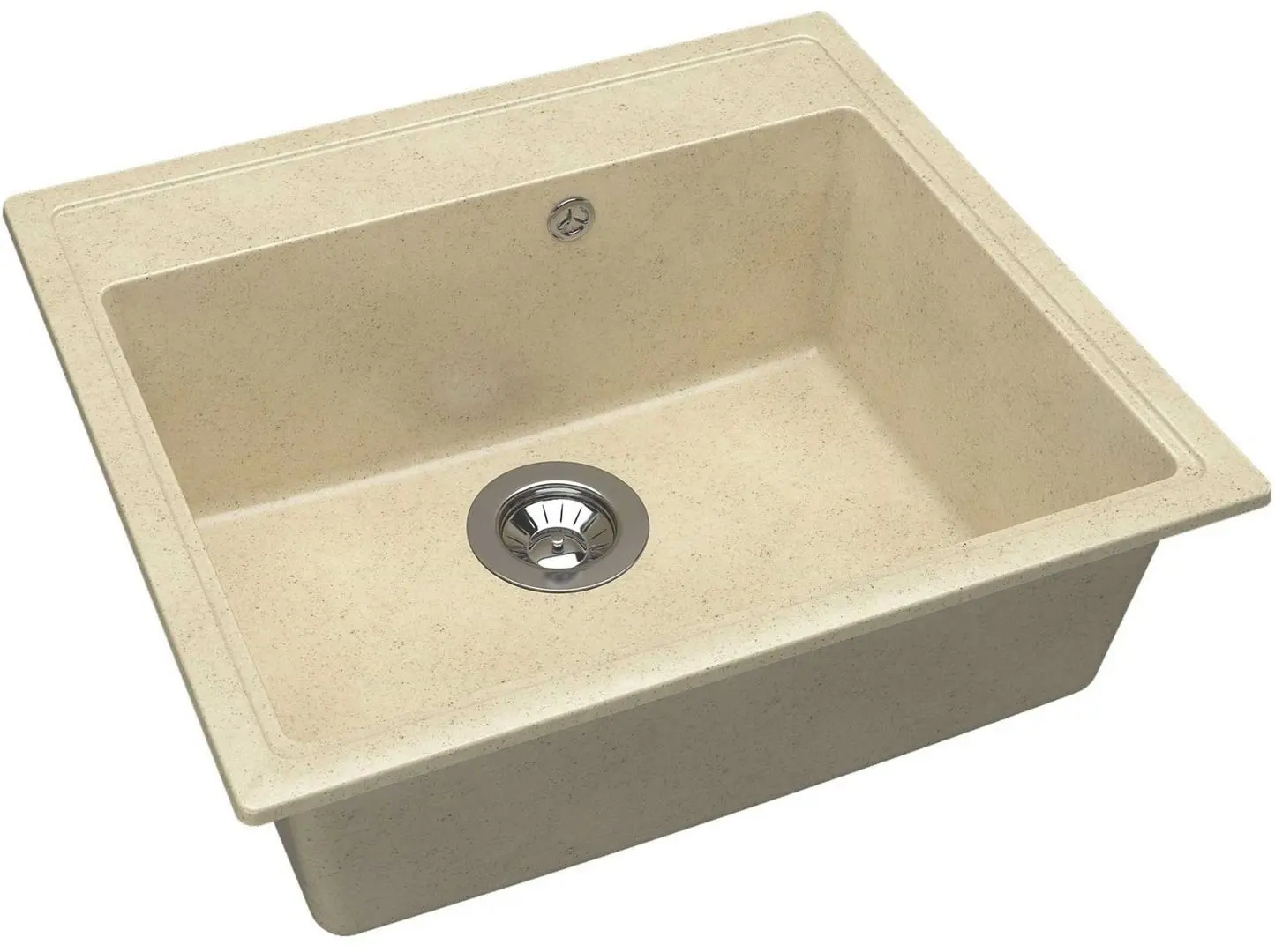 Кухонная мойка + смеситель Dr.Gans Nica 570+SanDonna F1066 (Beige) - 2