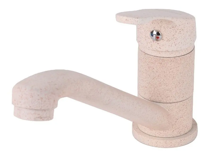 Кухонная мойка + смеситель Dr.Gans Nica 570+SanDonna F1066 (Beige) - 3