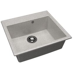 Кухонная мойка + смеситель Dr.Gans Nica 570+SanDonna F1066 (Grey) Thumb