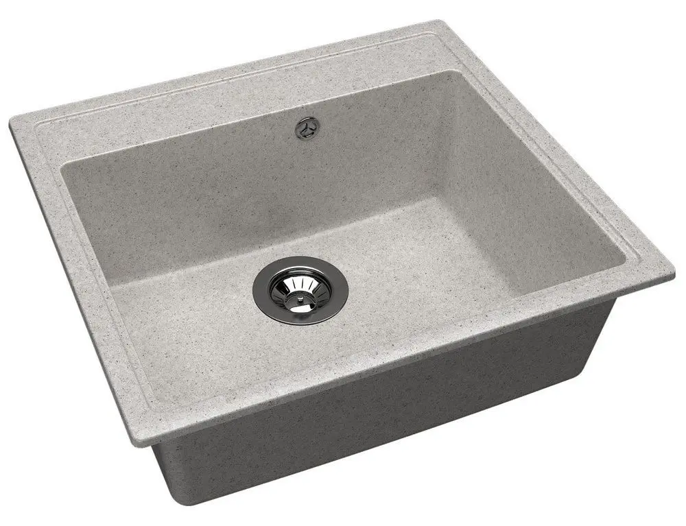 Кухонная мойка + смеситель Dr.Gans Nica 570+SanDonna F1066 (Grey) - 2