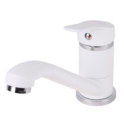 Кухонная мойка + смеситель Dr.Gans Nica 570+SanDonna F1066 (White) Thumb