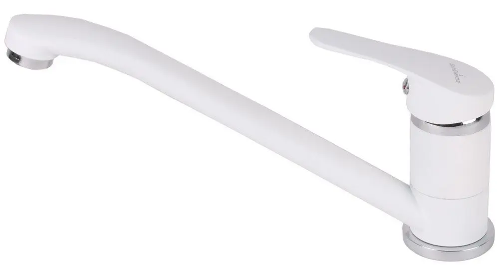 Кухонная мойка + смеситель Dr.Gans Nica 570+SanDonna F1066 (White) - 5