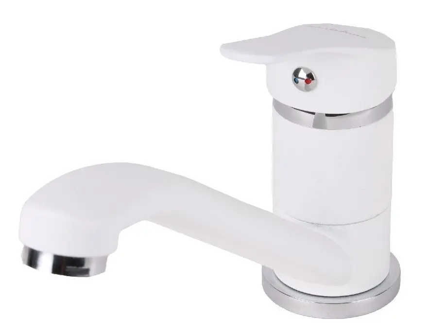 Кухонная мойка + смеситель Dr.Gans Nica 570+SanDonna F1066 (White) - 3