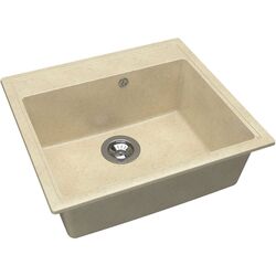 Кухонная мойка + смеситель Dr.Gans Nica 570+SanDonna F1069 (Beige) Thumb