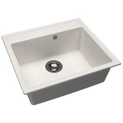 Кухонная мойка + смеситель Dr.Gans Nica 570+SanDonna F1069 (White) Thumb