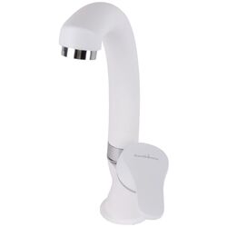 Кухонная мойка + смеситель Dr.Gans Nica 570+SanDonna F1069 (White) Thumb