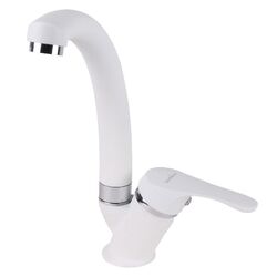 Кухонная мойка + смеситель Dr.Gans Nica 570+SanDonna F1069 (White) Thumb