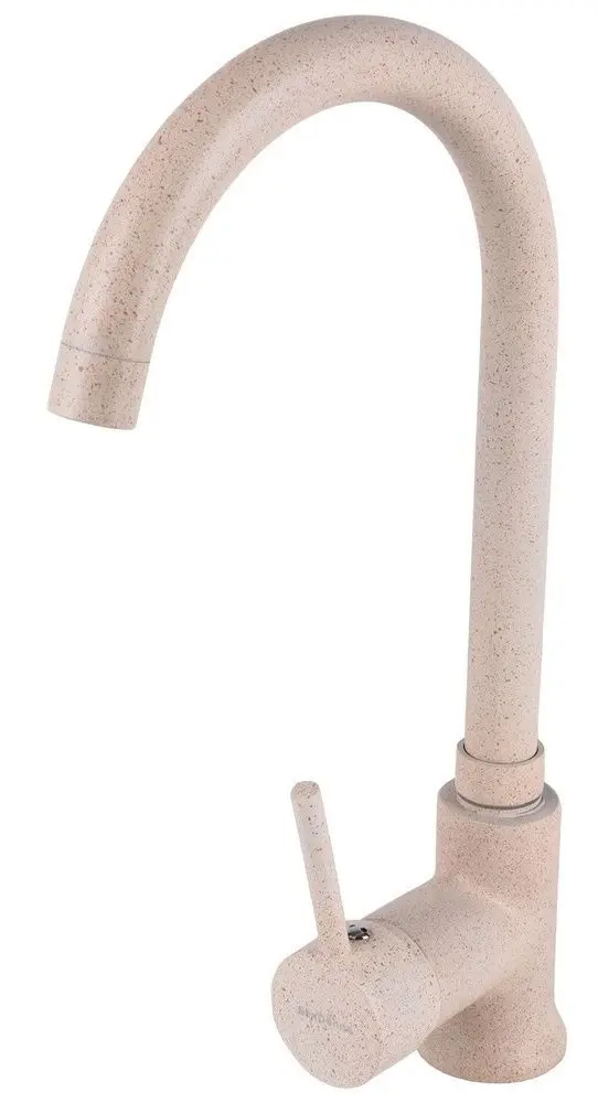 Кухонная мойка + смеситель Dr.Gans Nica 570+SanDonna F7073 (Beige) - 4