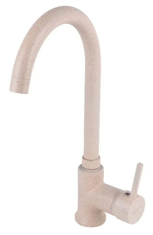Кухонная мойка + смеситель Dr.Gans Nica 570+SanDonna F7073 (Beige) - 3