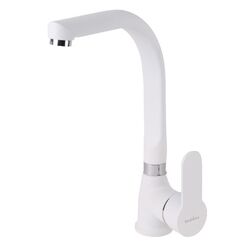 Кухонная мойка + смеситель Dr.Gans Nica 570+SanDonna F7103 (White) Thumb