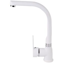 Кухонная мойка + смеситель Dr.Gans Nica 570+SanDonna F7103 (White) Thumb