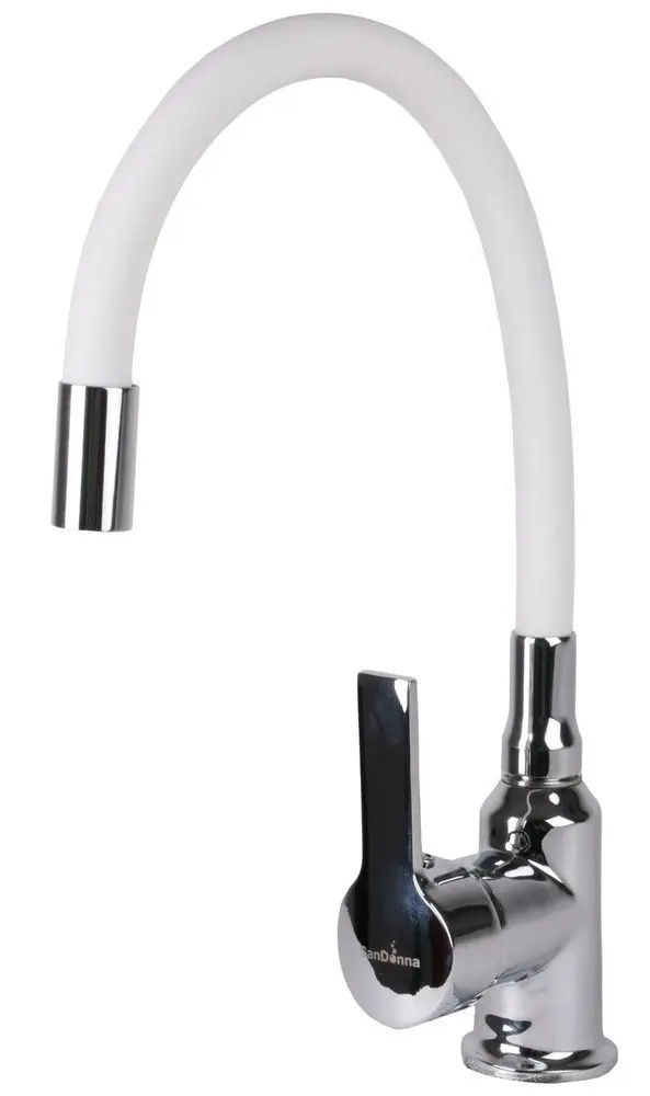 Кухонная мойка + смеситель Dr.Gans Nica 570+SanDonna F9995 (White) - 4