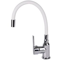 Кухонная мойка + смеситель Dr.Gans Nica 570+SanDonna F9995 (White) Thumb