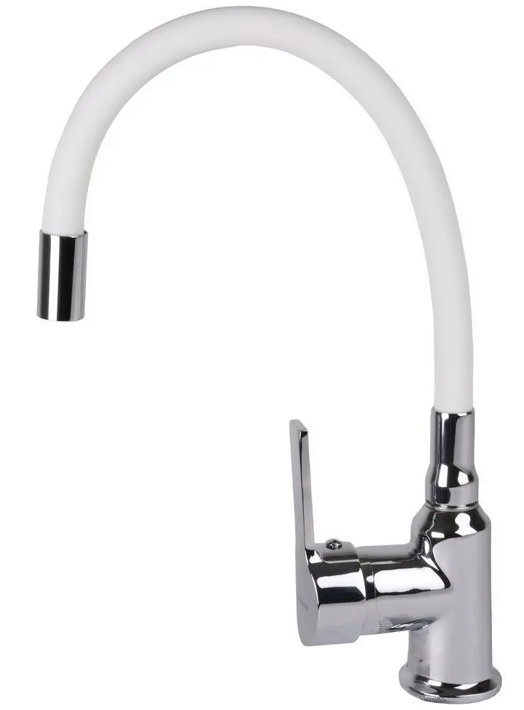 Кухонная мойка + смеситель Dr.Gans Nica 570+SanDonna F9995 (White) - 5