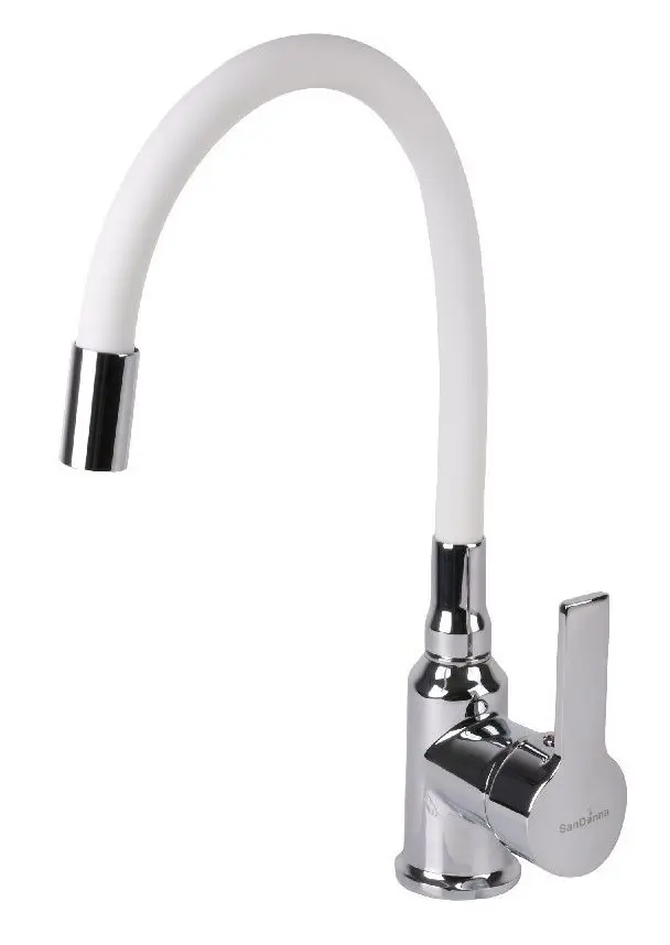 Кухонная мойка + смеситель Dr.Gans Nica 570+SanDonna F9995 (White) - 3