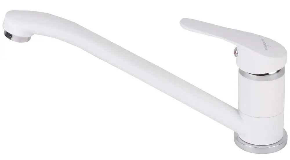 Кухонная мойка + смеситель Dr.Gans Nica 580+SanDonna F1066 (White) - 5