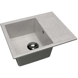 Кухонная мойка + смеситель Dr.Gans Nica 580+SanDonna F1069 (Grey) Thumb