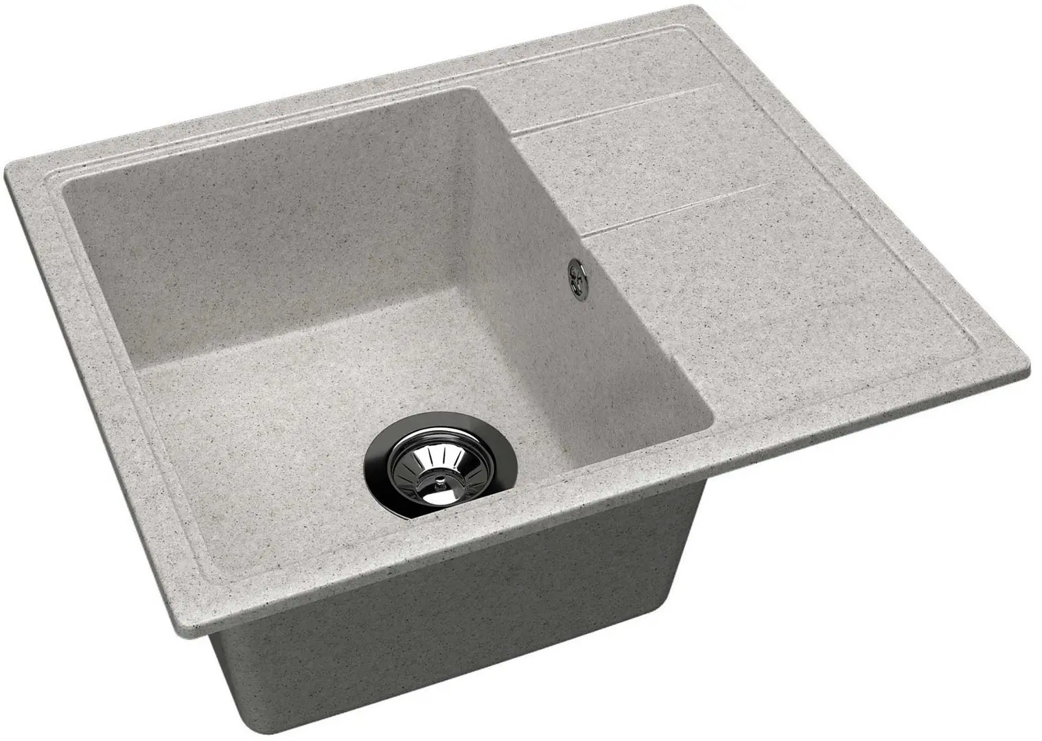 Кухонная мойка + смеситель Dr.Gans Nica 580+SanDonna F1069 (Grey) - 2