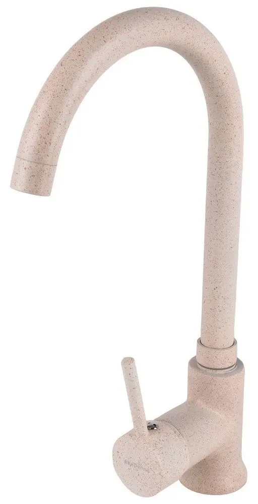 Кухонная мойка + смеситель Dr.Gans Nica 580+SanDonna F7073 (Beige) - 4