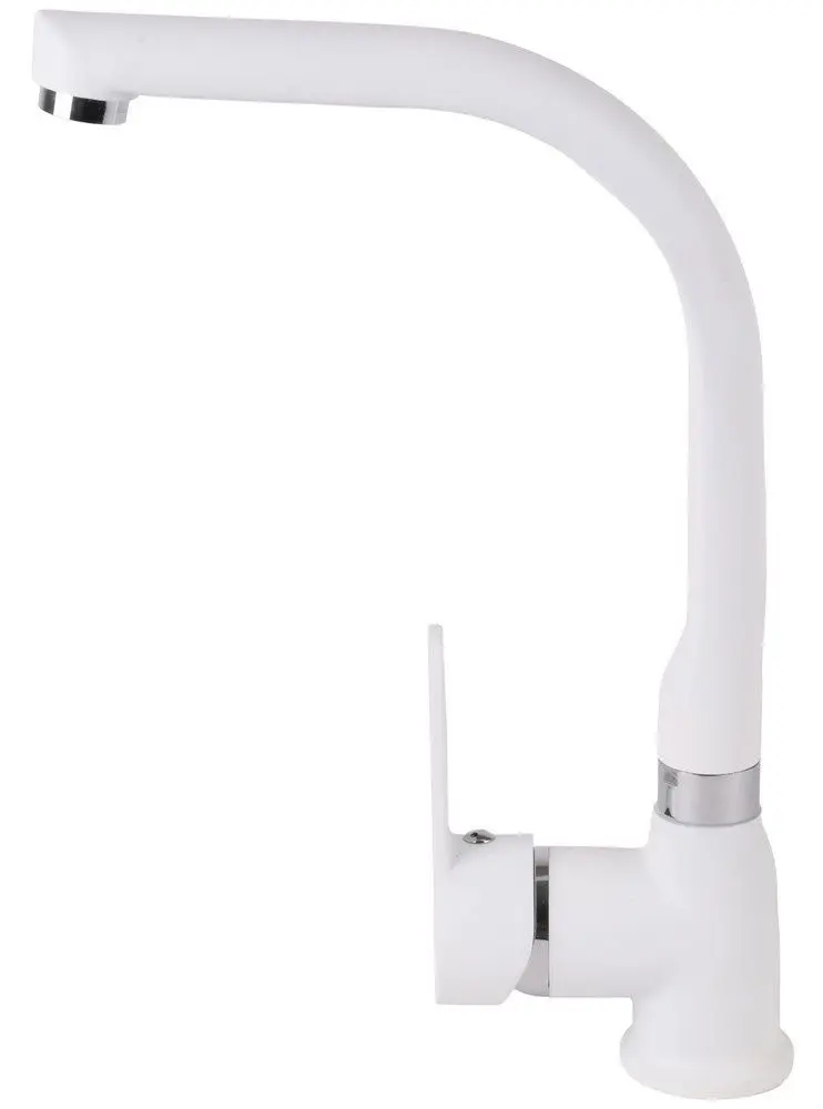 Кухонная мойка + смеситель Dr.Gans Nica 580+SanDonna F7103 (White) - 5