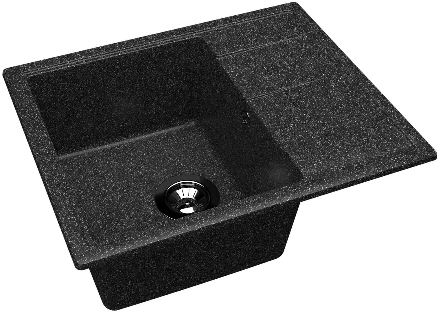 Chiuveta + baterie Dr.Gans Nica 580+SanDonna F9995 (Black) - 2