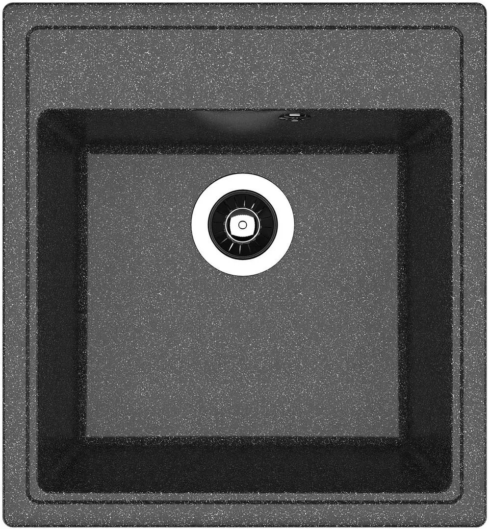 Chiuveta + baterie Dr.Gans Nika 470+SanDonna F1069 (Black) - 2