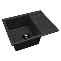 Кухонная мойка + смеситель Dr.Gans Nika 580+SanDonna F1069 (Black) Thumb