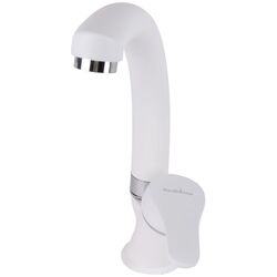 Кухонная мойка + смеситель Dr.Gans Nika 580+SanDonna F1069 (White) Thumb