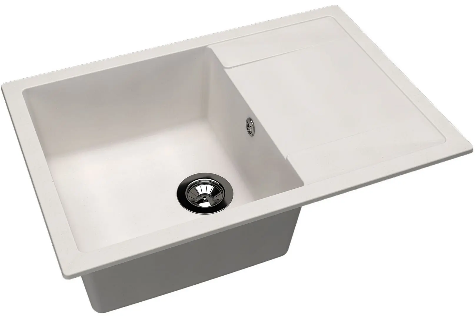 Кухонная мойка + смеситель Dr.Gans Techno 760+SanDonna F1066 (White) - 2