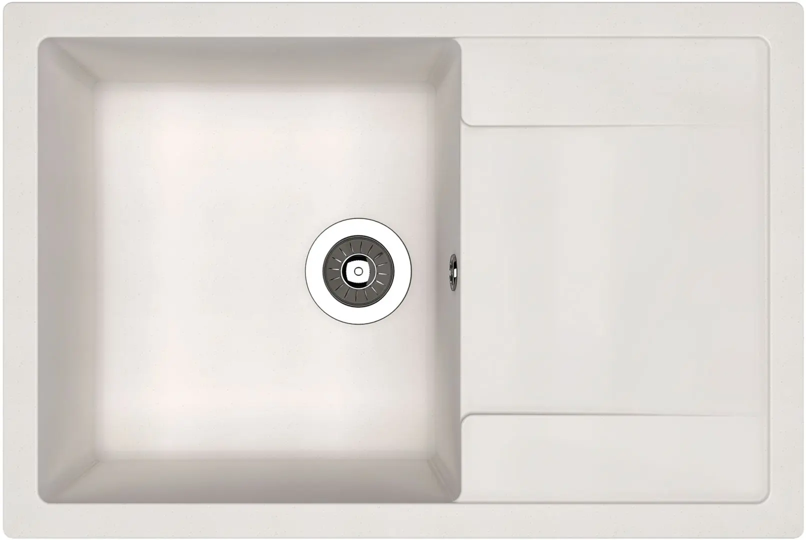 Кухонная мойка + смеситель Dr.Gans Techno 760+SanDonna F1069 (White) - 2