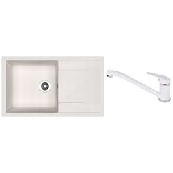 Chiuveta + baterie Dr.Gans Techno 860+SanDonna F1066 (White)