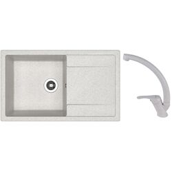 Chiuveta + baterie Dr.Gans Techno 860+SanDonna F1069 (Grey)