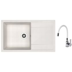 Chiuveta + baterie Dr.Gans Techno 860+SanDonna F9995 (White)