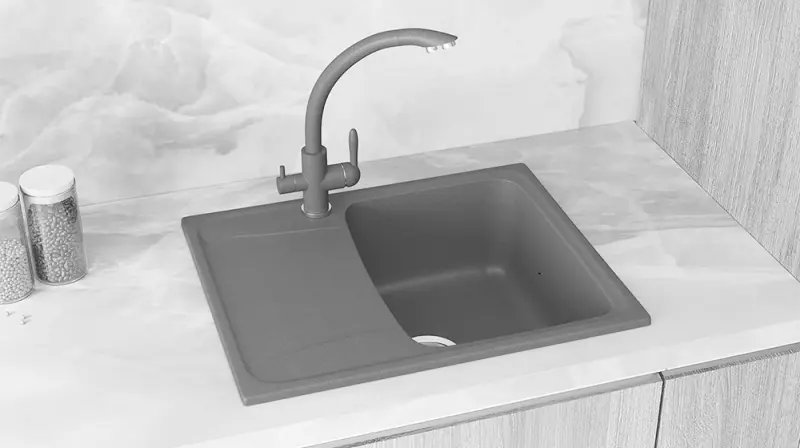 Кухонная мойка Elefant E-21-310 (Gray) - 2