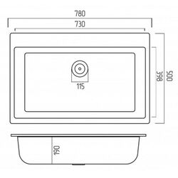 Chiuveta Elefant Premium Bogema 7850 (Mix) Thumb