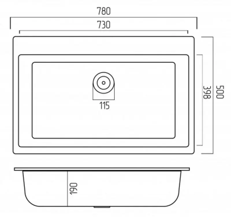 Chiuveta Elefant Premium Bogema 7850 (Mix)