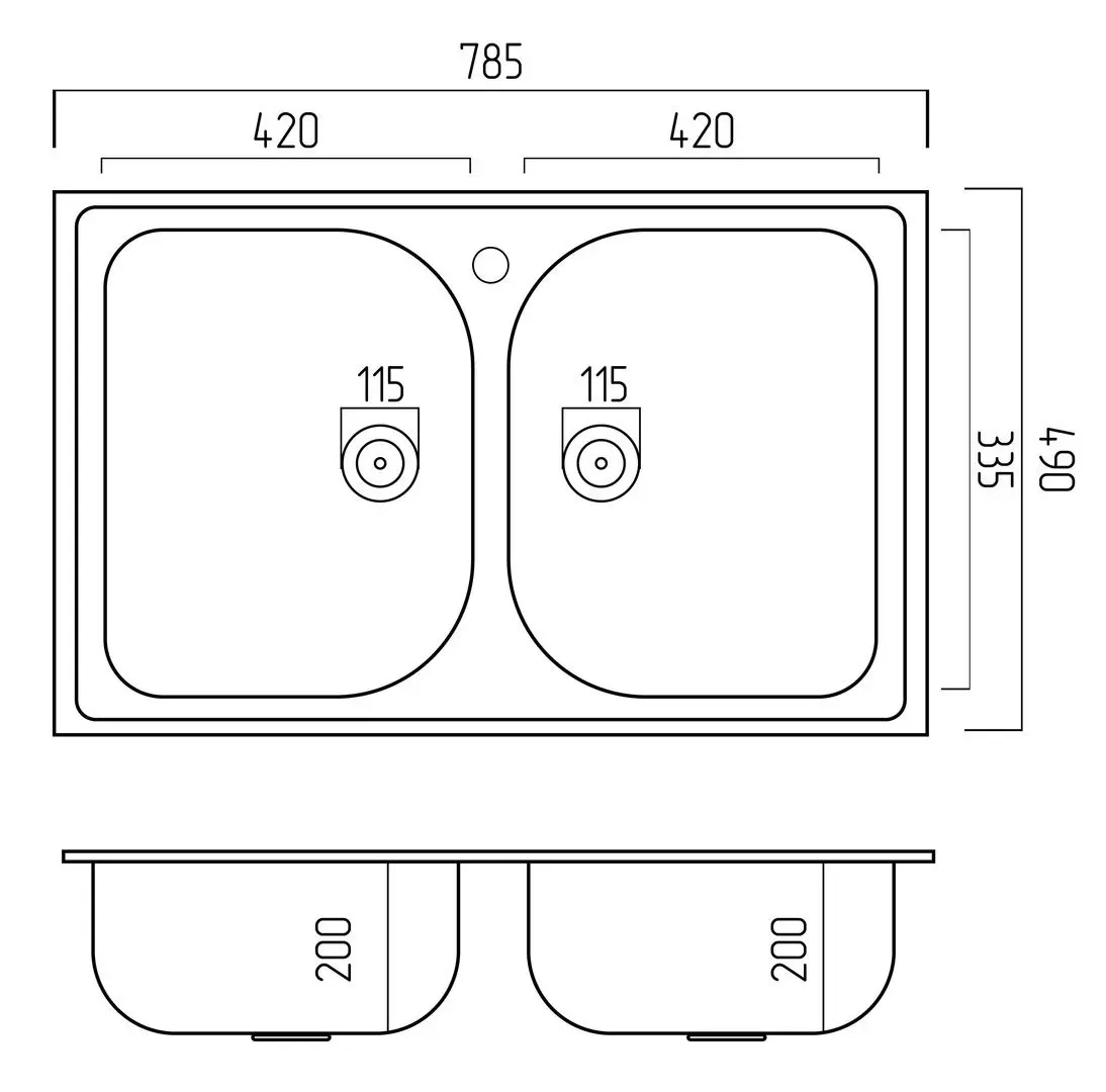 Chiuveta Elefant Premium Equatoria 7950 (Graphite)