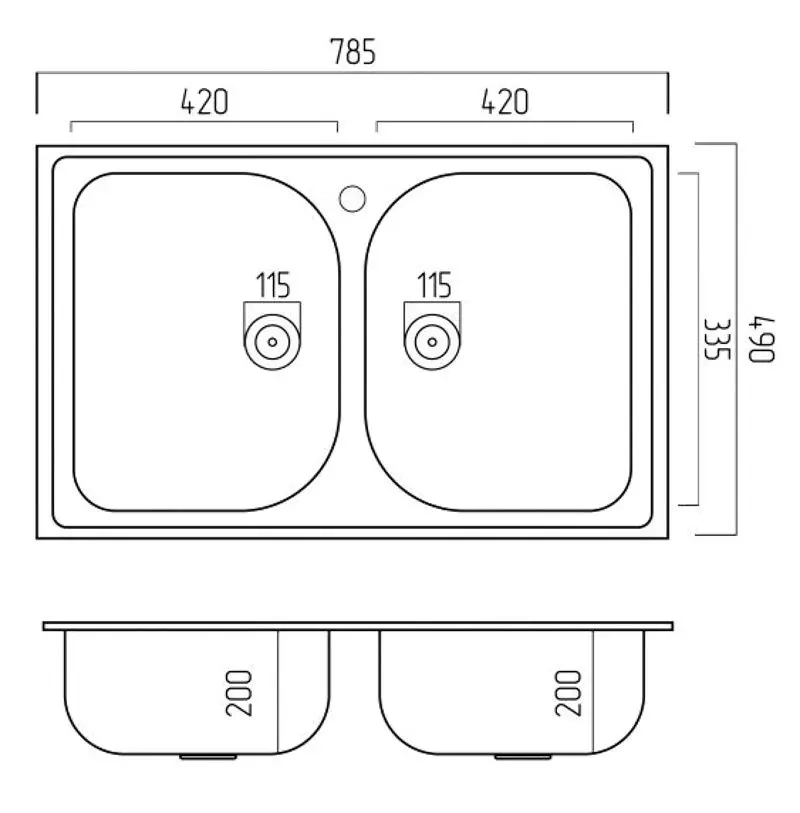 Chiuveta Elefant Premium Equatoria 7950 (Gray)
