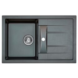 Кухонная мойка Elefant Premium Troya 7850 (Metallic Black)