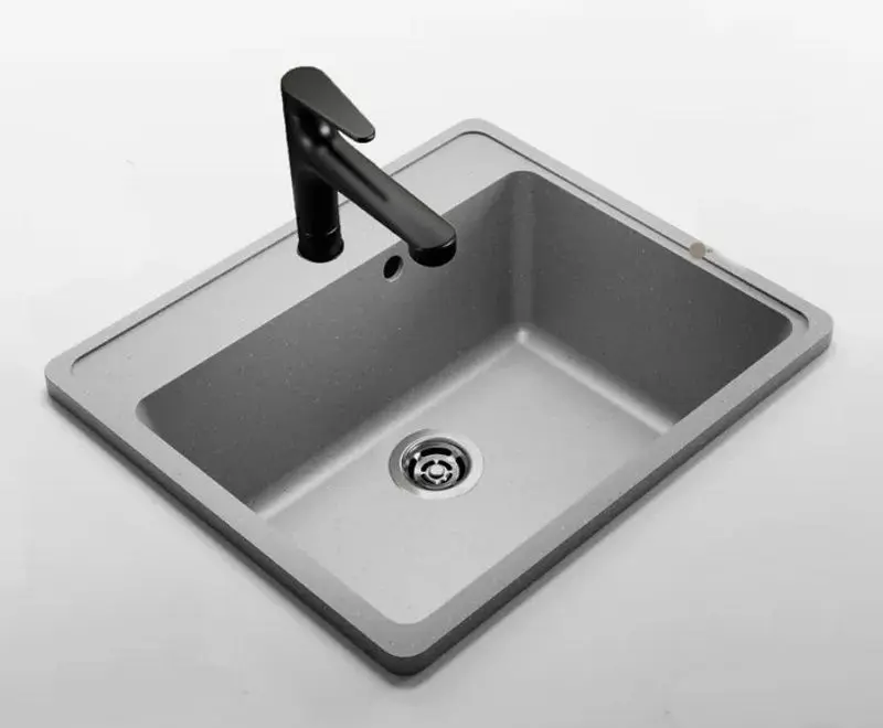 Кухонная мойка Elefant Standart E-565-3 (Grey) - 4