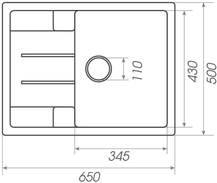 Мойка Elefant Premium Intenso 6550 (Black)
