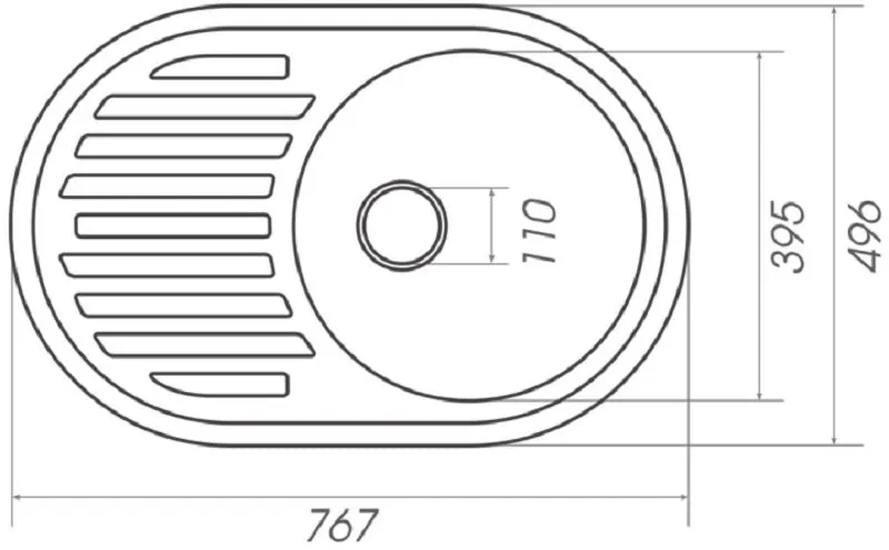 Chiuveta Elefant Premium Lira 7750 (Grey)