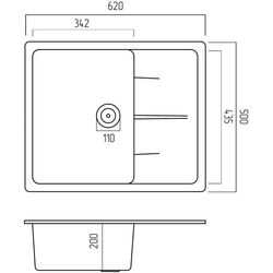 Chiuveta Elefant Premium Zirkone 6250 (Topaz) Thumb