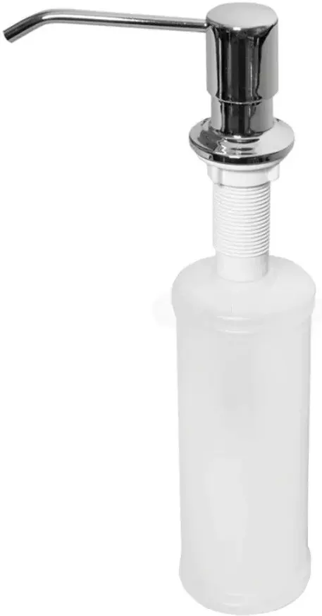 Chiuveta de bucatarie cu baterie, dozator si picurator Fabiano 50x43 (Satin)