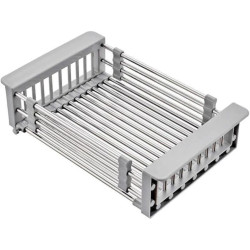 Chiuveta de bucatarie cu baterie, dozator si picurator Fabiano 50x43 (Satin) Thumb