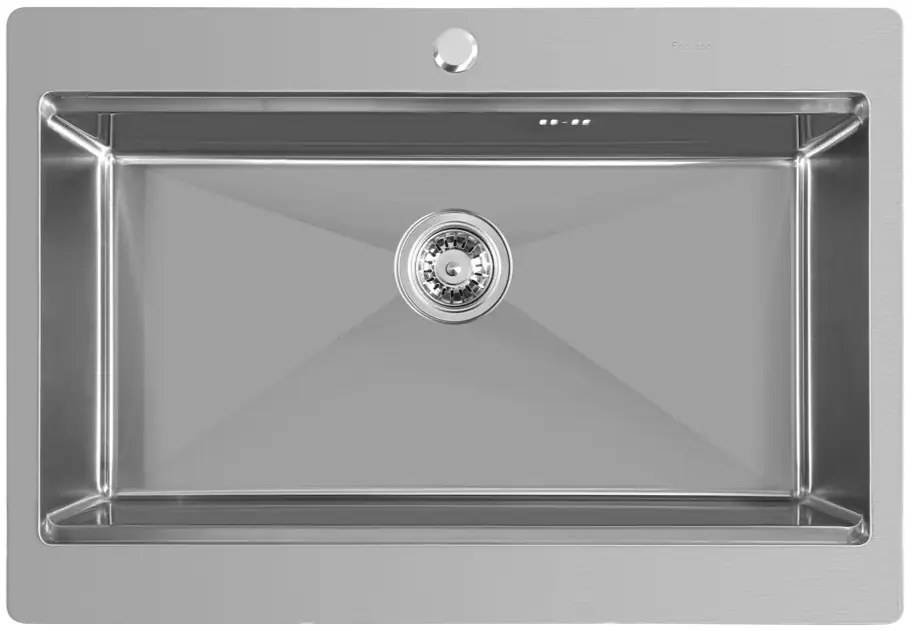 Кухонная мойка cо смесителем, дозатором и корзиной Fabiano 60x45 (Satin)