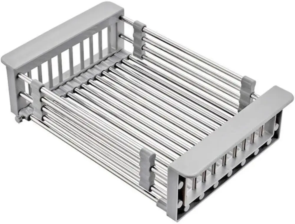 Chiuveta de bucatarie cu baterie, dozator si picurator Fabiano 78x51 R (Satin)