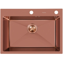 Chiuveta de bucatarie cu baterie si dozator Fabiano Nano PVD 60x45 (Bronze) Thumb