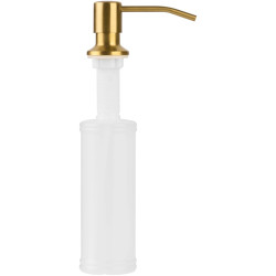 Chiuveta de bucatarie cu baterie si dozator Fabiano Nano PVD 60x45 (Gold) Thumb